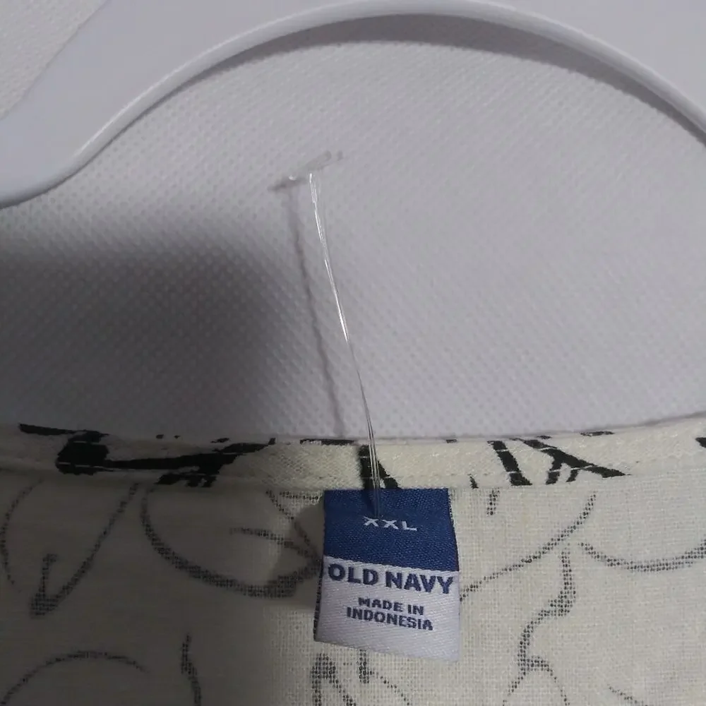 Old Navy Sleeveless Button-Front Linen-Blend Midi Shift Dress Size XXL - Picture 7 of 12